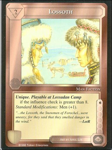 Middle-Earth: The Wizards (Base Set) card 256 Lossoth