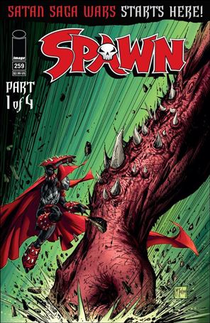 Spawn issue 259 Todd McFarlane Cover