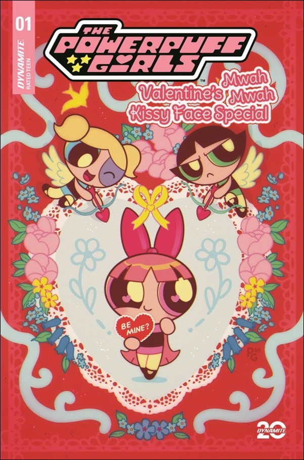 Powerpuff Girls: Valentine's Mwah Mwah Kissy Face Special issue 1 Paulina Ganucheau Cover