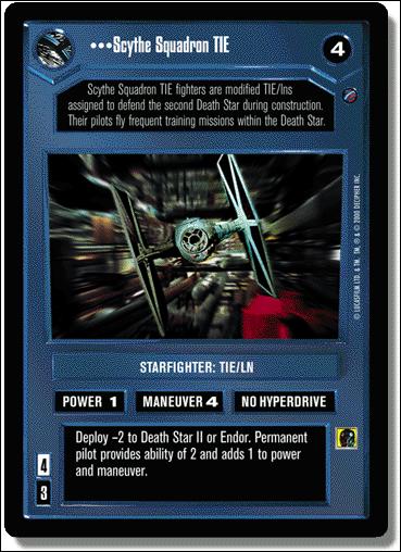 Star Wars: Death Star II Limited (Base Set) card 84 Scythe Squadron TIE