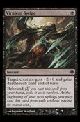 Magic the Gathering: Rise of the Eldrazi (Base Set) card 131 Virulent Swipe