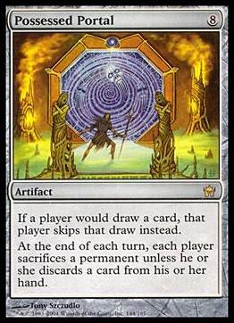 Magic the Gathering: Fifth Dawn (Base Set) card 144 Possessed Portal