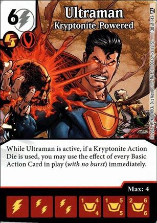 DC Comics Dice Masters World's Finest card 138 Ultraman: Kryptonite Powered 