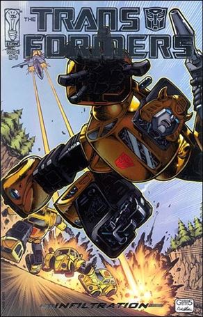 Transformers: Infiltration issue 1-F Guido Guidi Foil Cover
