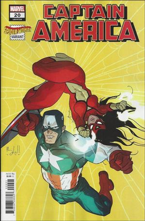 Captain America (2018) issue 20-B Ben Caldwell Spider-Woman Cover