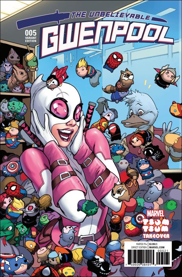 Unbelievable Gwenpool issue 5-B Emanuela Lupacchino Tsum Tsum Cover
