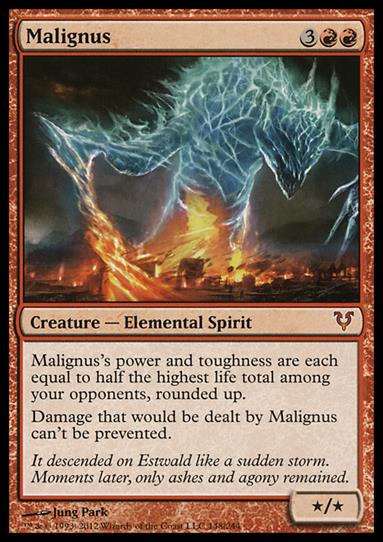Magic the Gathering: Avacyn Restored (Base Set) card 148 Malignus