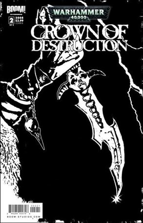 Warhammer: Crown of Destruction issue 2-C Black and White Cover
