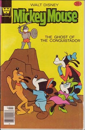 Walt Disney's Mickey Mouse issue 185-B Whitman Cover