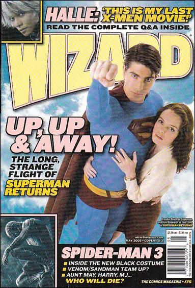 Wizard: The Comics Magazine issue 175-B Superman Returns Photo Cover