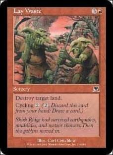 Magic the Gathering: Onslaught (Base Set) card 216 Lay Waste