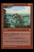 Magic the Gathering: Portal (Base Set) card 119 Boiling Seas