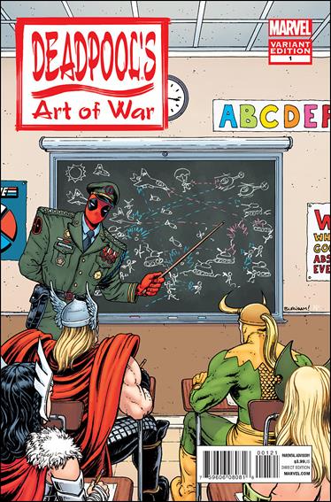 Deadpool's Art of War issue 1-B Chris Burnham Cover