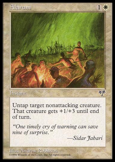 Magic the Gathering: Mirage (Base Set) card 2 Alarum