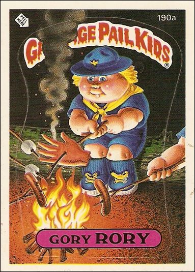 Garbage Pail Kids: Series 05 (Base Set) card 190a Gory Rory