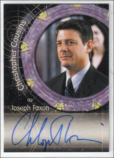 Stargate SG-1: Season 7 (Autograph Subset) card A53 Christopher Cousins as Joseph Faxon (Limited)