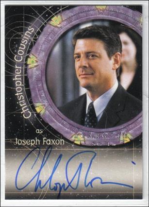 Stargate SG-1: Season 7 (Autograph Subset) card A53 Christopher Cousins as Joseph Faxon (Limited)