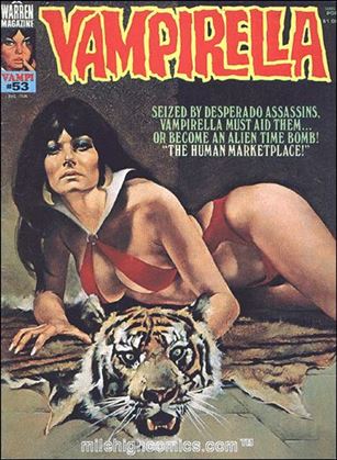 Vampirella issue 53 Enrich Torres cover painting.