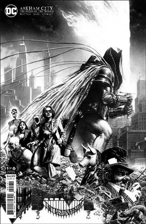 Arkham City: The Order of the World issue 1-C Steve Beach 1:25 Black & White Cardstock Cover