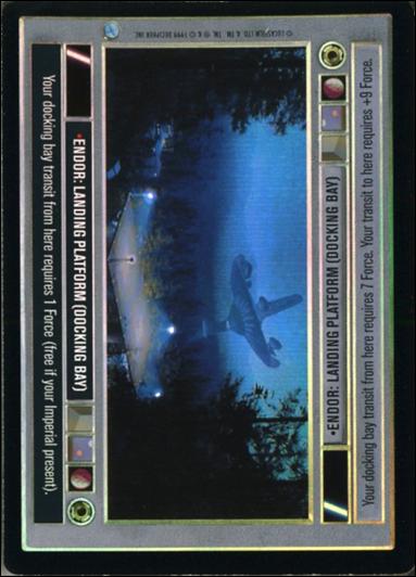 Star Wars: Endor Limited (Foil Subset) card 6 Endor: Landing Platform (Docking Bay)