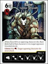 DC Comics Dice Masters World's Finest card 108-B Bane: Genius Tactician (Foil)