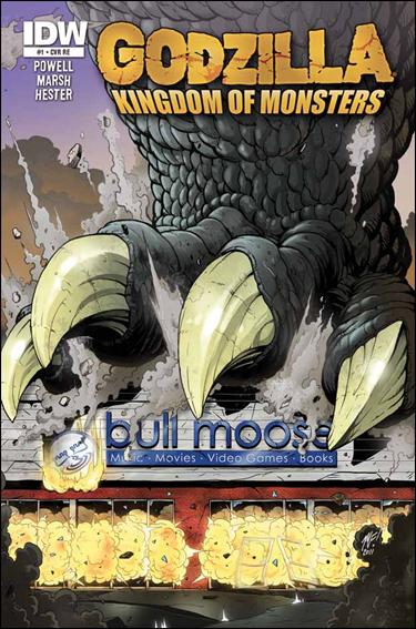 Godzilla: Kingdom of Monsters issue 1-MN Bull Moose Cover 1/500