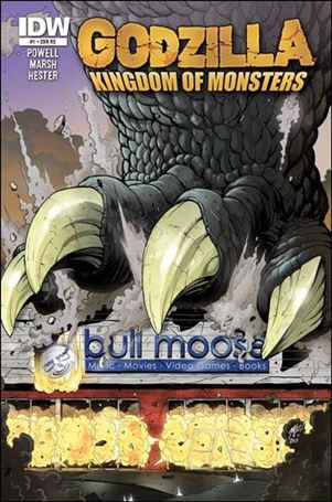 Godzilla: Kingdom of Monsters issue 1-MN Bull Moose Cover 1/500