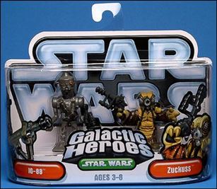 Star Wars: Galactic Heroes figure 10 IG-88 and Zuckuss