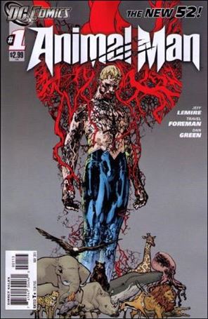 Animal Man (2011) issue 1-C Grey Cover (3rd Printing)