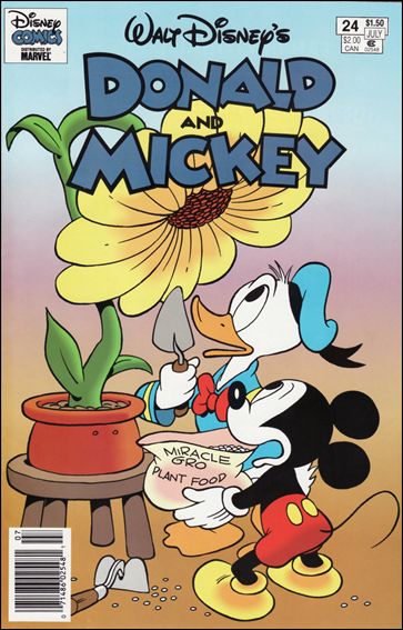 Walt Disney's Donald and Mickey issue 24-B Marvel Cover