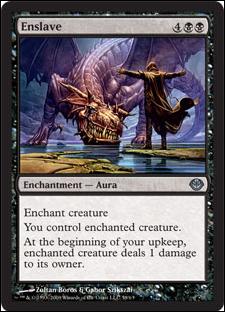 Magic the Gathering: Duel Decks: Garruk vs. Liliana (Base Set) card 58 Enslave