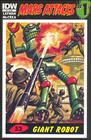 Mars Attacks (2012) issue 1-ZZ Card #52 (Giant Robot)