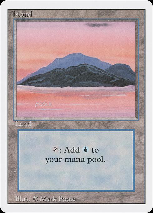 Magic the Gathering: Revised (Base Set) card 293-C Island