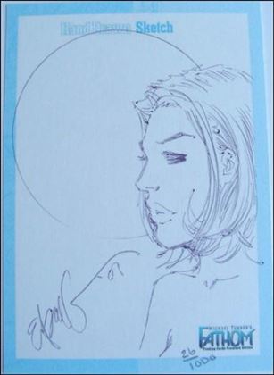 Michael Turner's Fathom (Sketch Card Subset) card E Basaldua-B Aspen II