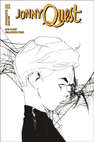 Jonny Quest (2024) issue 2-I Jae Lee 1:15 B&W Cardstock Cover
