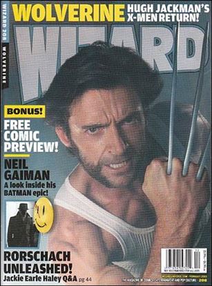 Wizard: The Magazine of Comics, Entertainment and Pop Culture issue 208 Hugh Jackman as Wolverine Photo Cover