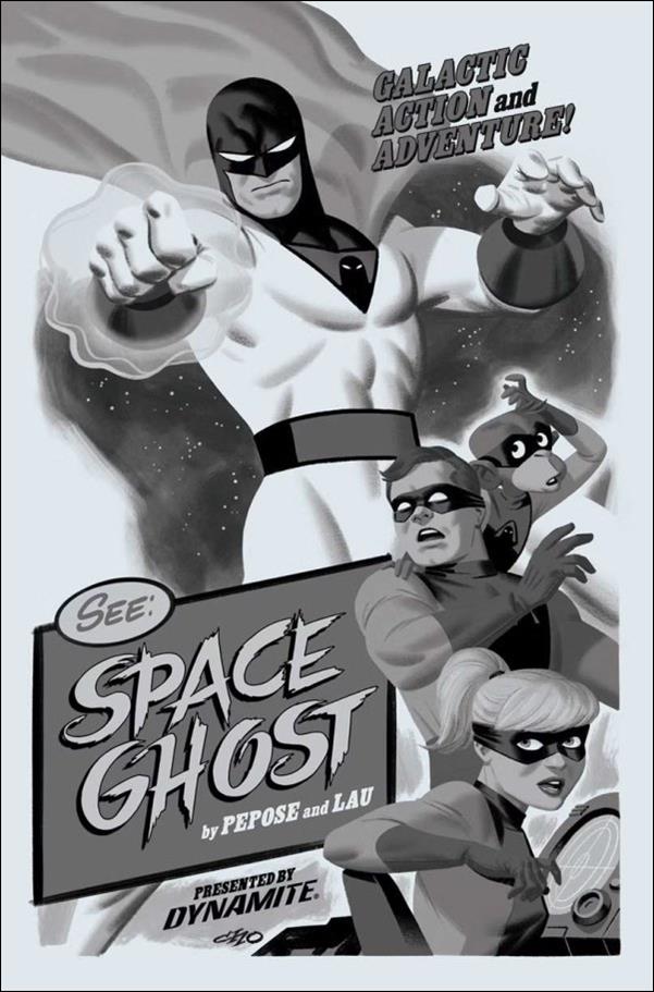 Space Ghost (2024) issue 5-I Michael Cho 1:20 B&W Cardstock Cover