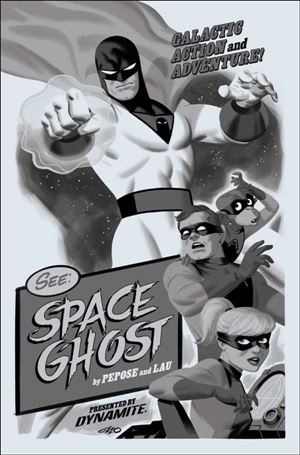 Space Ghost (2024) issue 5-I Michael Cho 1:20 B&W Cardstock Cover