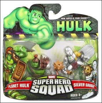 Hulk - Marvel Super Hero Squad  figure 4 Silver Savage/'Planet Hulk' Hulk