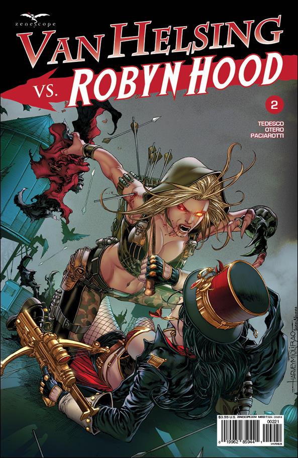 Van Helsing vs Robyn Hood issue 2-B Harvey Tolibao Cover