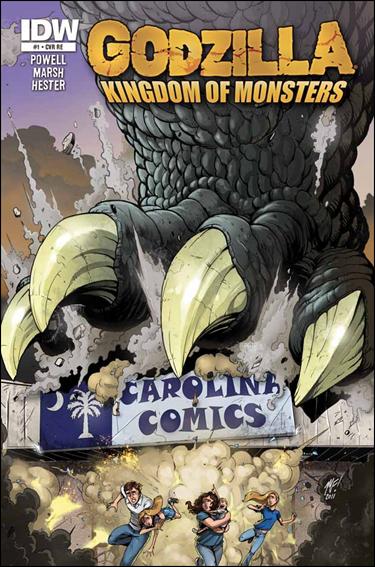 Godzilla: Kingdom of Monsters issue 1-MP Carolina Comics Cover 1/500
