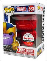 POP! Marvel figure 533-B Thanos (Holiday) Red Diamond 1/20