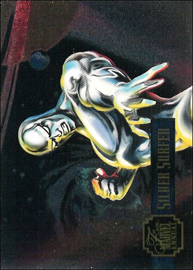 Marvel Annual Flair '95 (PowerBlast Subset) card 2 Silver Surfer