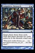Magic the Gathering: Ravnica (Base Set)  card 40 Compulsive Research
