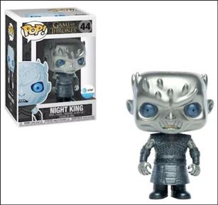 POP! Game of Thrones figure 44-D Night King (Metallic) AT& T Exclusive