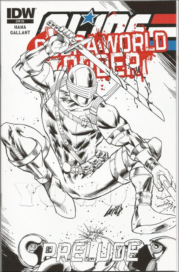G.I. Joe: A Real American Hero: Cobra World Order Prelude issue 1-G SoCal Comic Con Rob Liefeld Exclusive B&W Cover