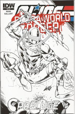 G.I. Joe: A Real American Hero: Cobra World Order Prelude issue 1-G SoCal Comic Con Rob Liefeld Exclusive B&W Cover