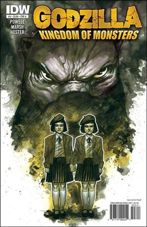Godzilla: Kingdom of Monsters issue 3 Eric Powell Cover