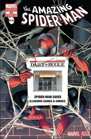 Amazing Spider-Man (1963) issue 666-OK Illusions Games & Comics Daily Bugle Cover