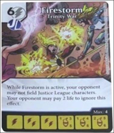 DC Comics Dice Masters Justice League  card TW8 Firestorm: Trinity War